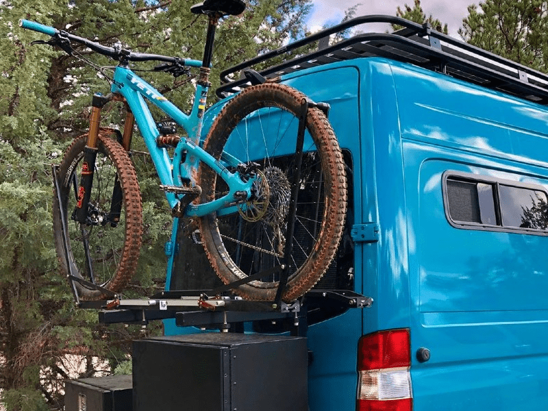 Mercedes Sprinter (2007+) Rear Bumper With Swing Arms (Bike Rack Swing Armand) - Campervan HQ