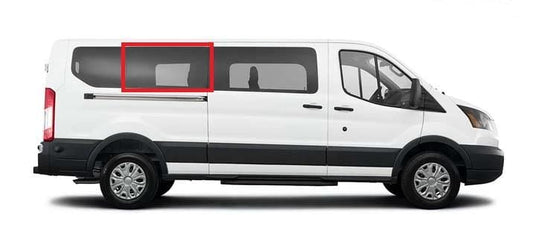 Ford Transit 2015+ Passenger Side Middle Fixed Window (Low Roof) - Campervan HQ