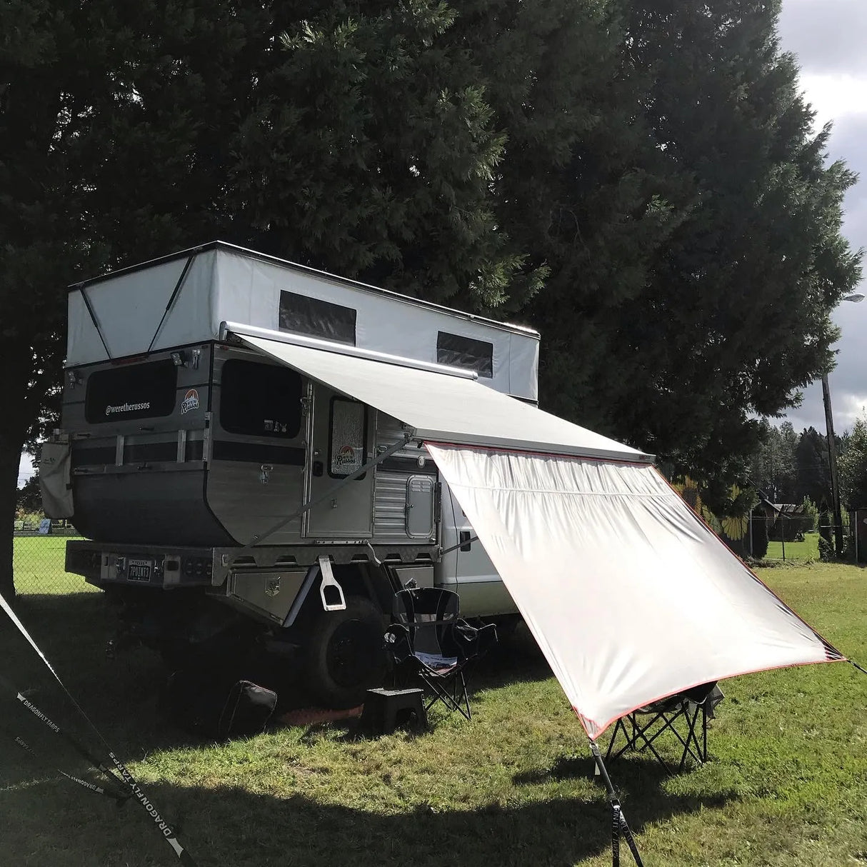 Dragon Fly Tarps - Awning Extension (For Existing Box Awnings) - Campervan HQ