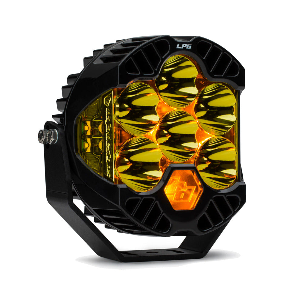 Baja Designs LP6 Pro LED Auxiliary Light Pod (Spot_Amber) - Campervan HQ