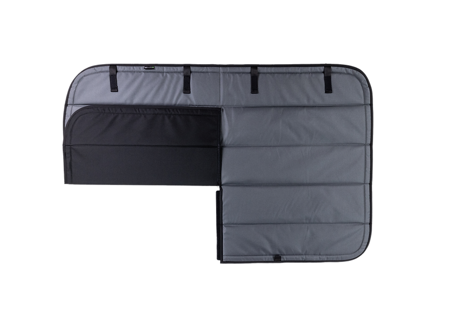 Van Essential Ford Transit Sliding Door Window Cover (Left Half Folded) - Campervan HQ