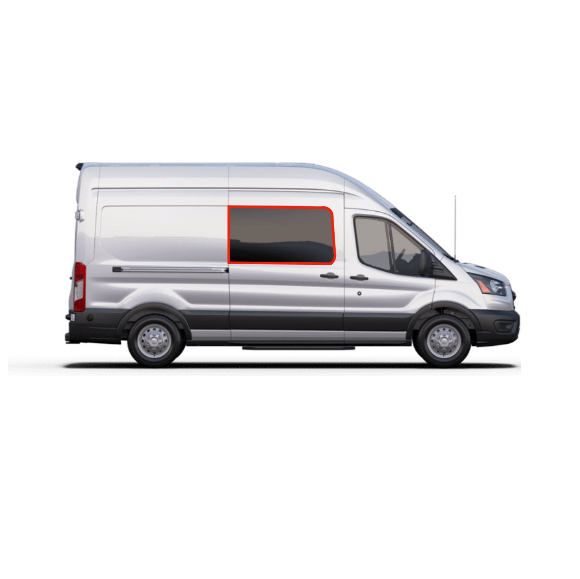 Van Essential Ford Transit Sliding Door Window Cover (Position) - Campervan HQ