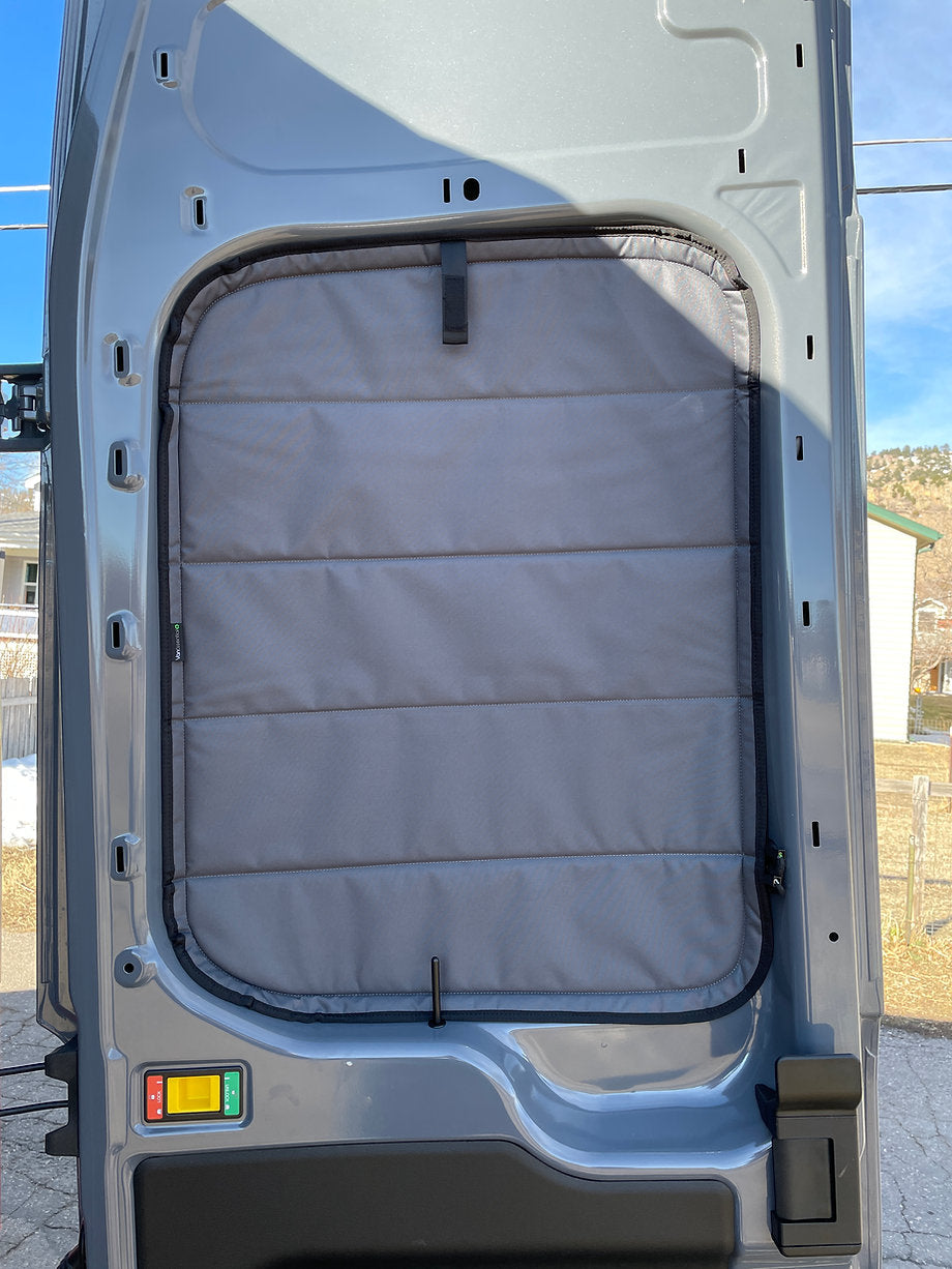 Van Essential Ford Transit Rear Door Window Covers (Pair)_Passenger Side - Campervan HQ