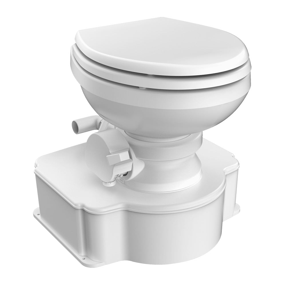 Dometic White M65 Marine Gravity Toilet Elongated Seat Size w/Foot P