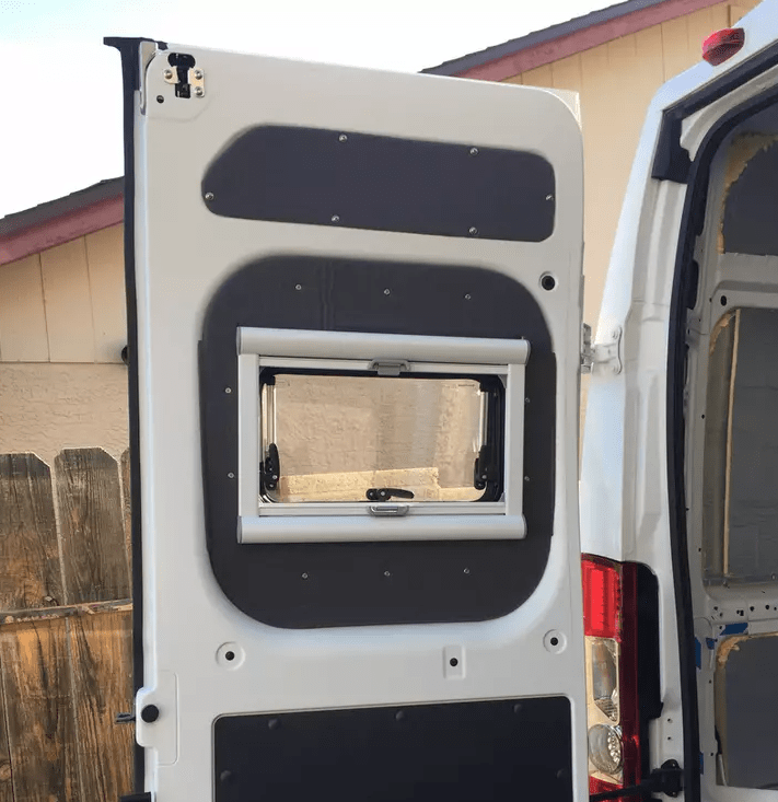 Arctic Tern 300 x 500mm Window on Ram Promaster Rear Door - Campervan HQ