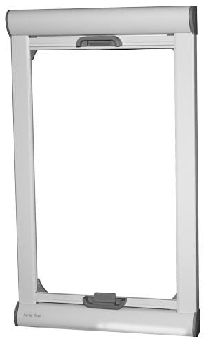 Arctic Tern Double-Pane RV Window (500x300mm)_Blind and Screen Assembly - Campervan HQ