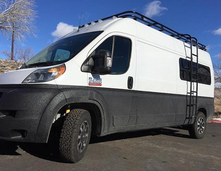 Aluminess Ram Promaster Side Ladder (High-Roof Van) - Campervan HQ