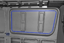 Mercedes Sprinter ( 2007+ ) Passenger Side Rear Quarter Window 170" WB (Mounting Position) - Campervan HQ