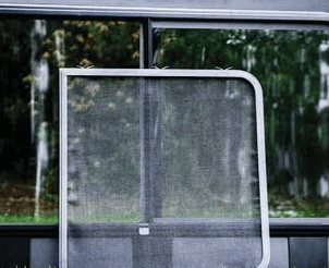 Mercedes Sprinter (2007+) Driver Rear Quarter Half-Slider Window 144″ WB (Fly Screen) - Campervan HQ