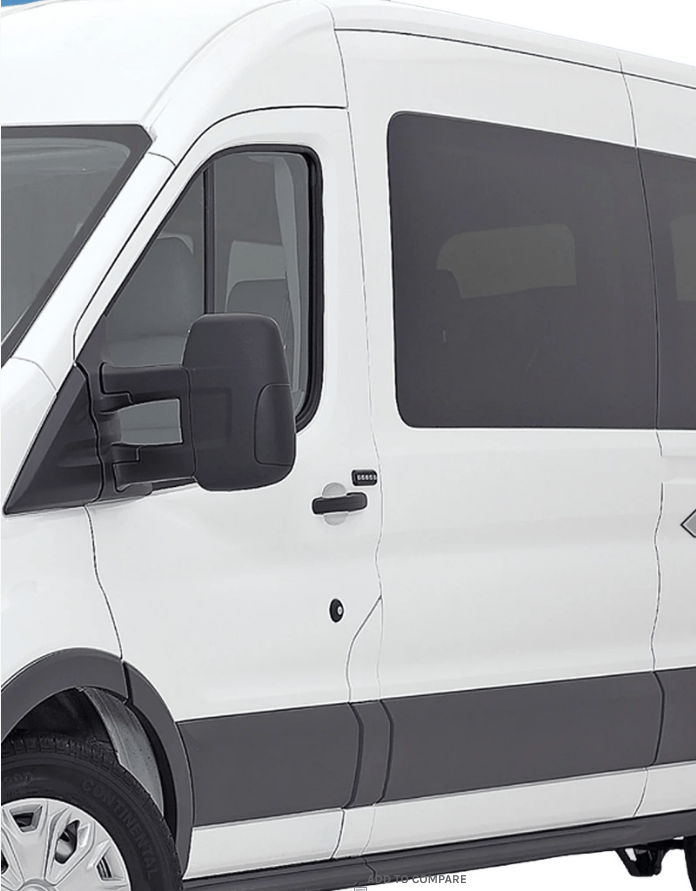 Ford Transit 2015+ Driver Side Forward Solid Glass Window - Campervan HQ