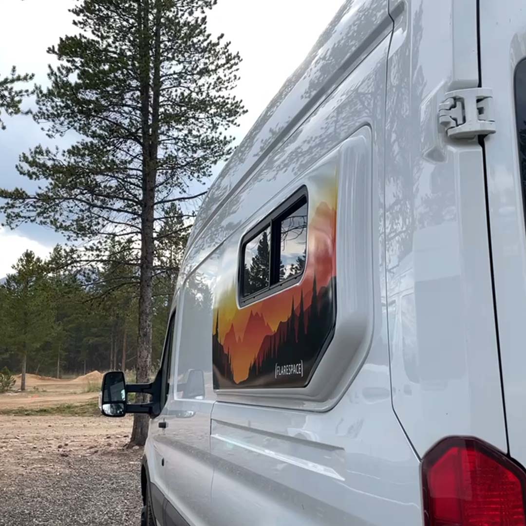 Flarespace Half-Slider Bunk Window (Driver Side, FS1033L)_ with Flare - Campervan HQ