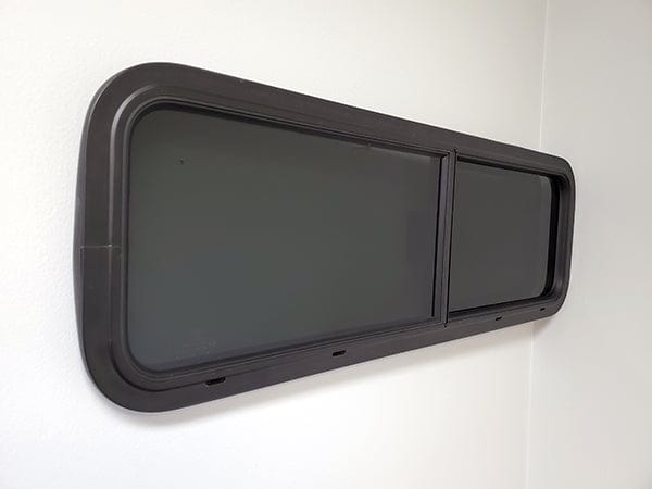 Flarespace Half-Slider Campervan Window (Driver Side)_ (Exterior View - Slider Closed) - Campervan HQ