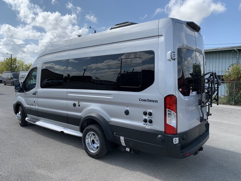 Ford Transit Driver Side Rear Quarter Half-Slider Screened Window (148"WB EXT)_Side View - Campervan HQ