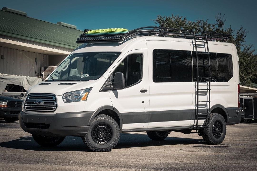 Ford Transit 2015+ Driver Side Forward Half-Slider Screened Window ( Side View ) - Campervan HQ-2