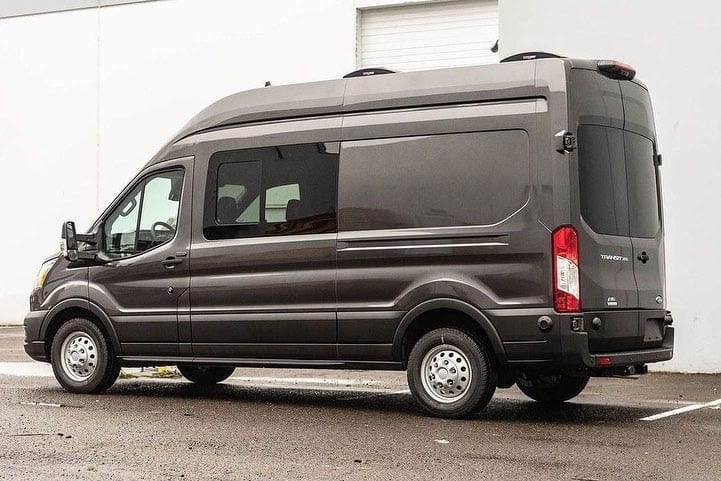 Ford Transit 2015+ Driver Side Forward Half-Slider Screened Window ( Side View ) - Campervan HQ-1