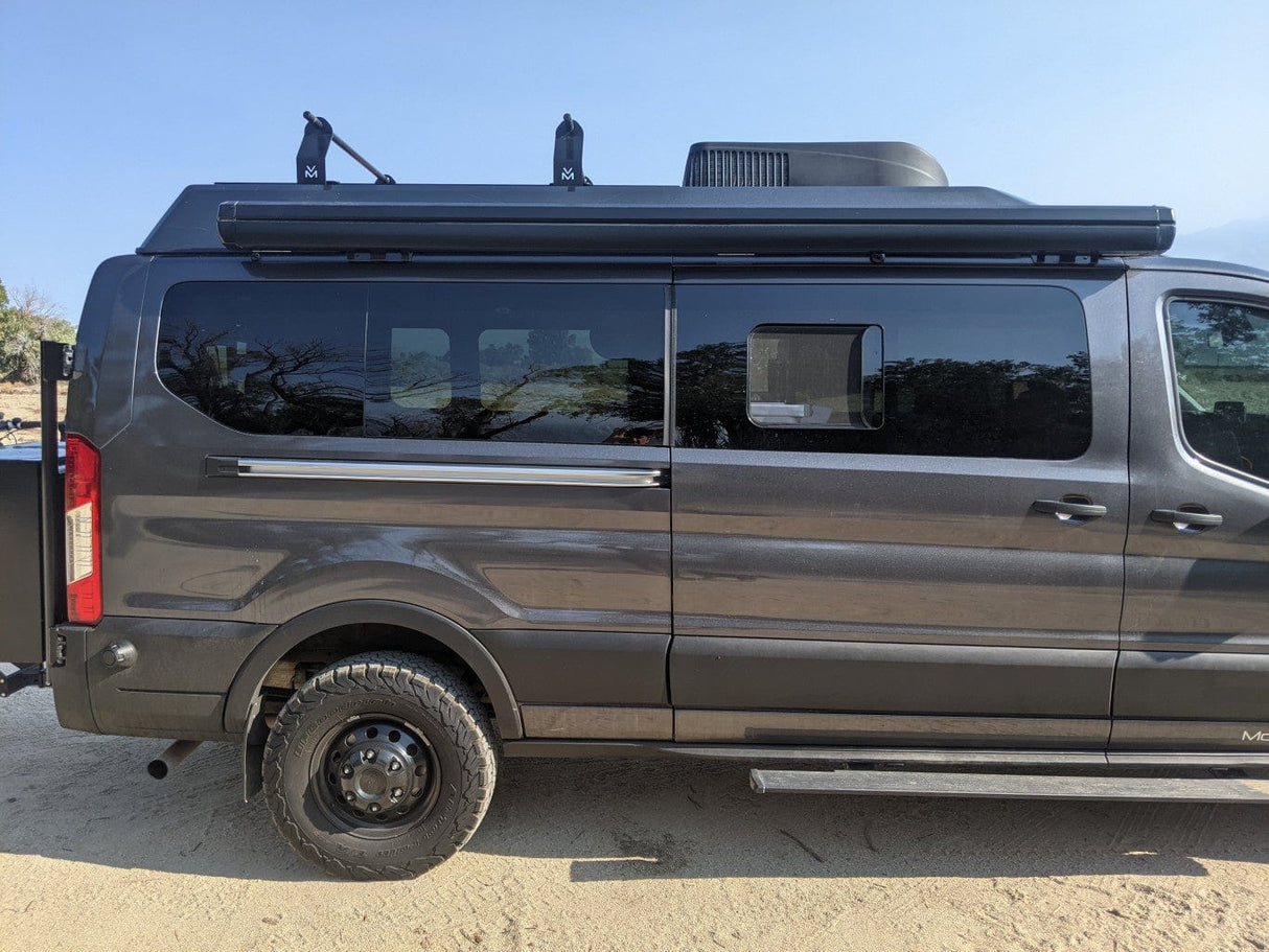 Ford Transit 2015+ Passenger Side Forward Half-Slider Screened Window - Campervan HQ