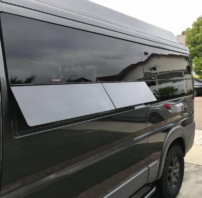 FW392L Ram Promaster Dual-Vent Window (Vents Open) - Campervan HQ