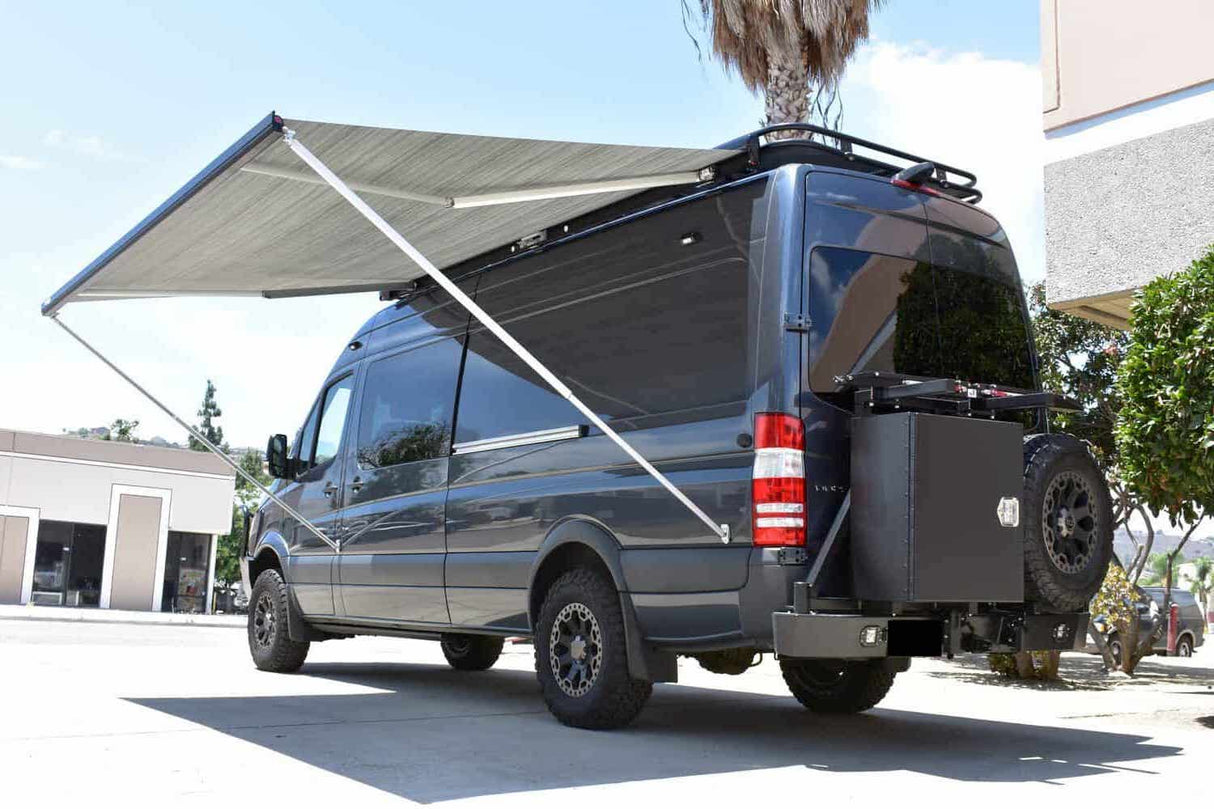 Fiamma F80S 400 RV Awning (13'2'')_ Mounted on a Mercedes Sprinter - Campervan HQ