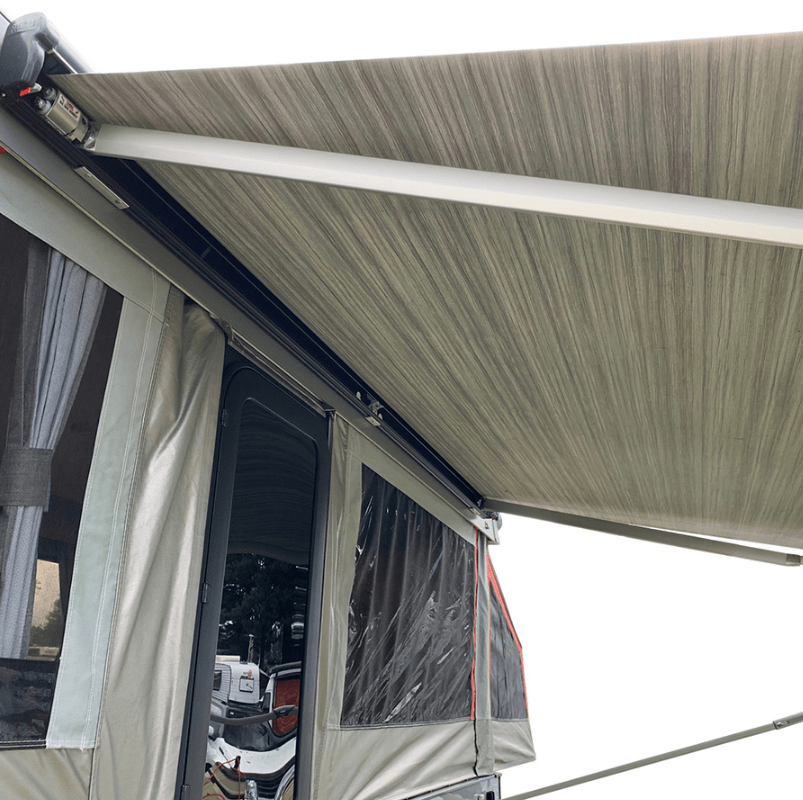 Fiamma F45S 300 RV Awning (Black Case, 10')_ Bottom View - Campervan HQ