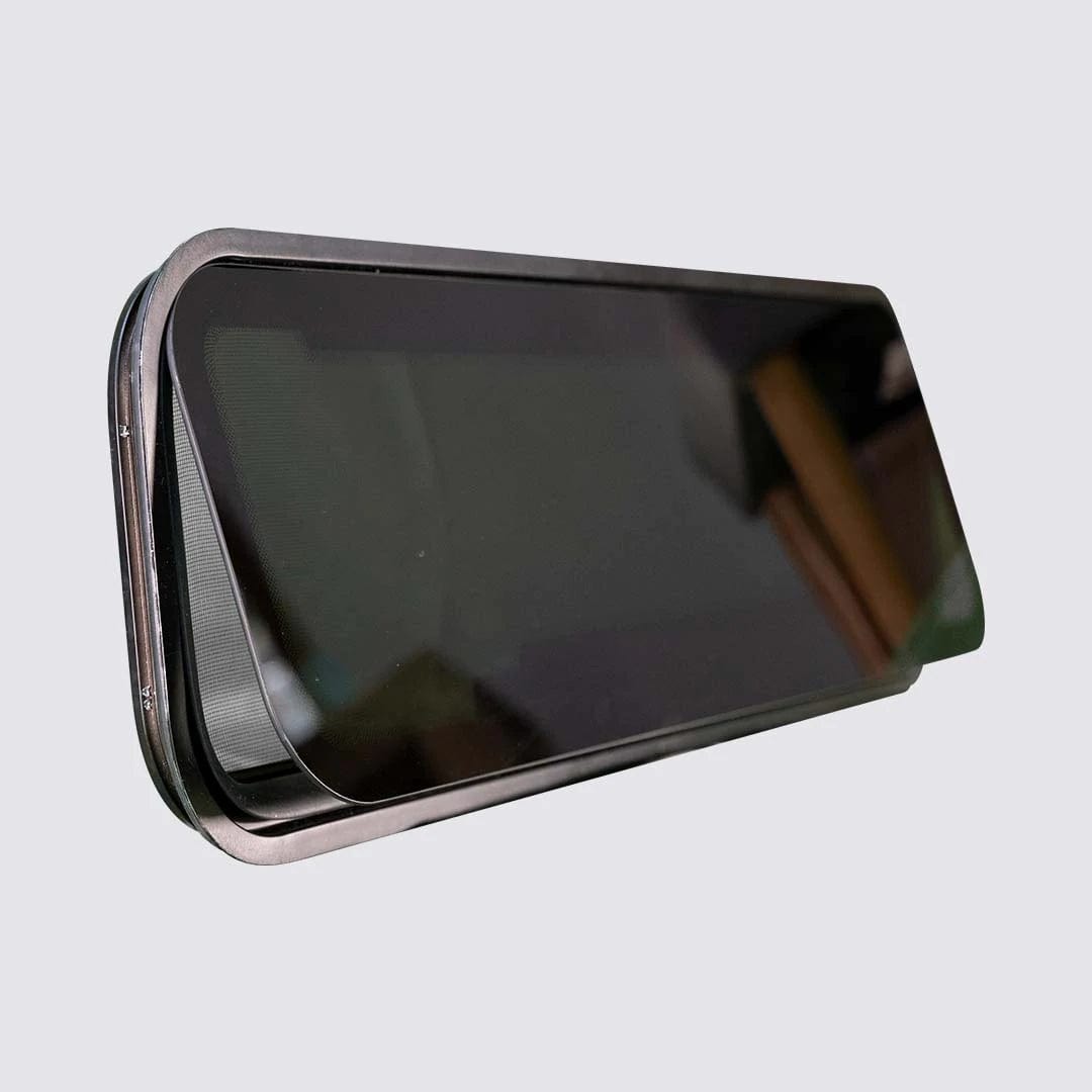 Flarespace Awning-Style Bunk Window (FS1033 Awning)_Semi-Open (Exterior View) - Campervan HQ