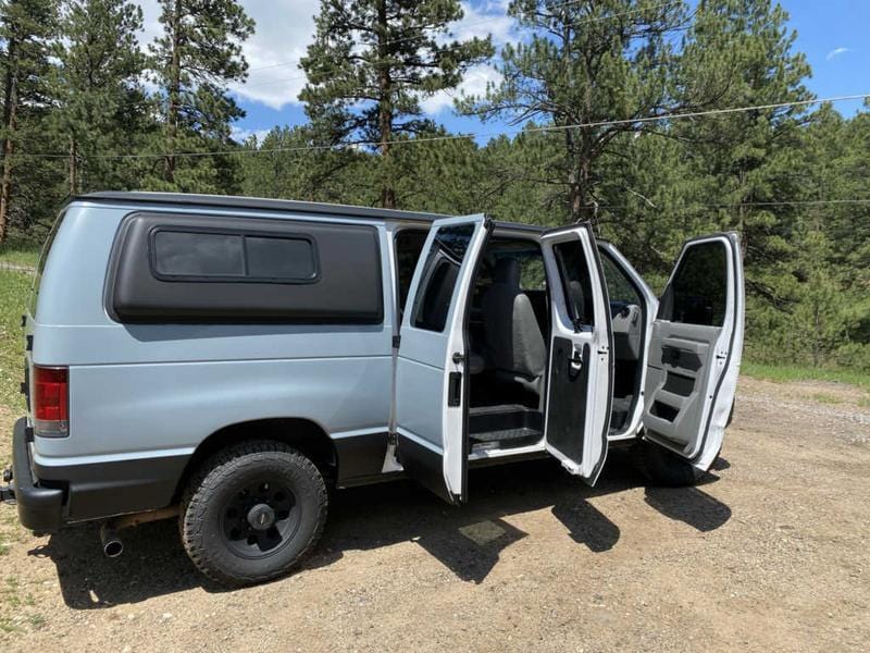 Flarespace Ford Econoline with Campervan Flared (Pass Side View) - Campervan HQ