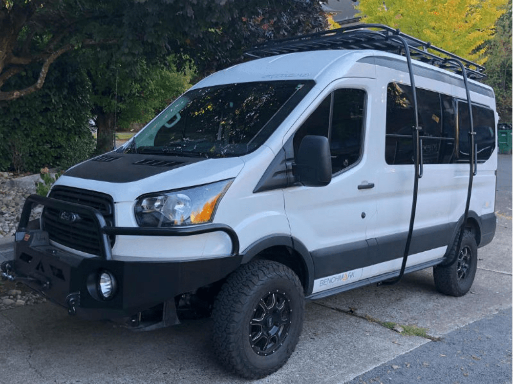 Ford Transit Surf Pole (No Boards) Side View - Campervan HQ
