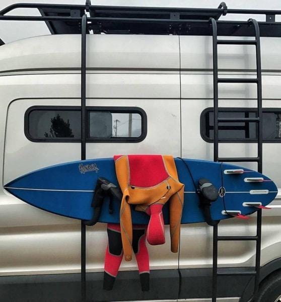 Aluminess Surf Hooks (on Transit) - Campervan HQ