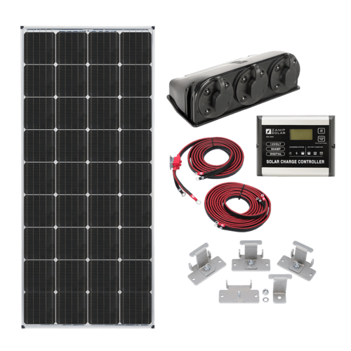 RV Solar Kit: US 170-Watt Deluxe Kit