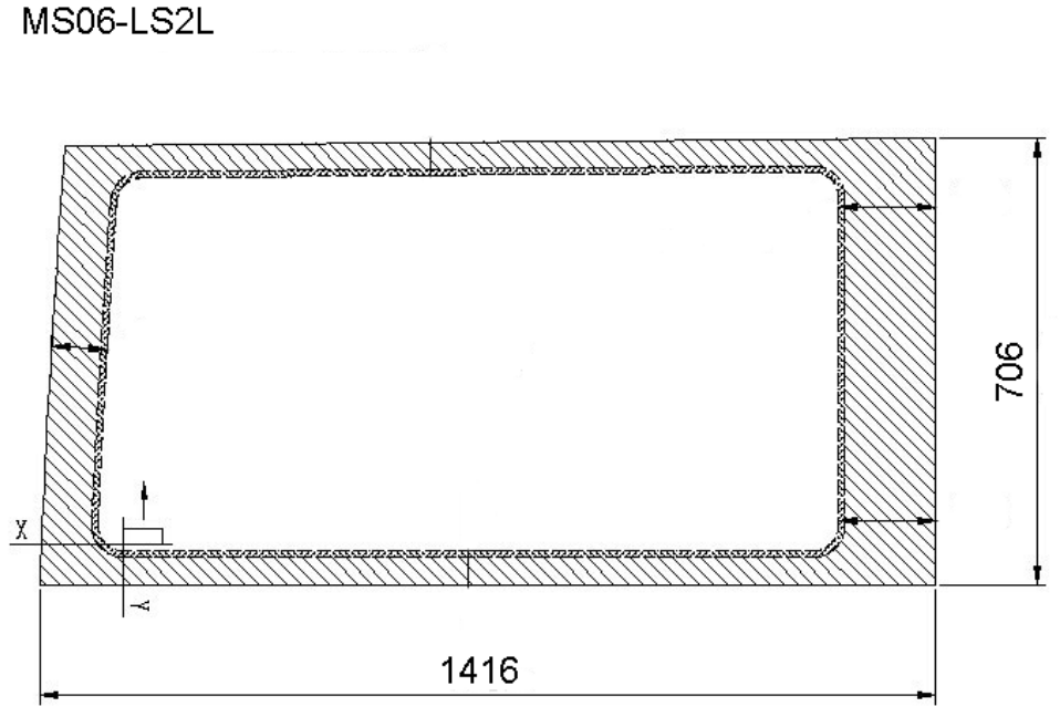 Mercedes Sprinter ( 2007+) Driver Side Middle Window ( BSD ) 170" WB ( Dimensions ) - Campervan HQ