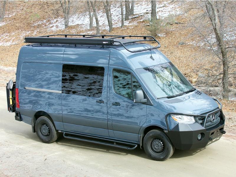 Aluminess 2007+ Mercedes Sprinter Nerf Bars - 170"WB