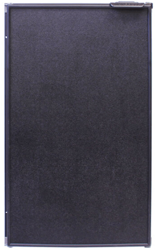 Nova Kool R3100 RV Refrigerator Front View with Black Panel-Campervan HQ