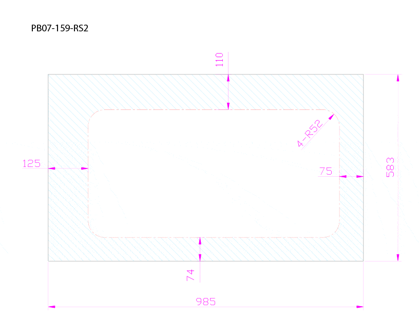 AM Auto Ram ProMaster 2014+ Passenger Side Middle Window 159"WB (PB07-RS2L P)_Dimensions - Campervan HQ