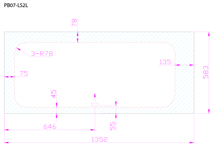 Ram ProMaster 2014+ Driver Side Middle Window 159"WB (Sliding Door on Driver Side)_Dimensions - Campervan HQ