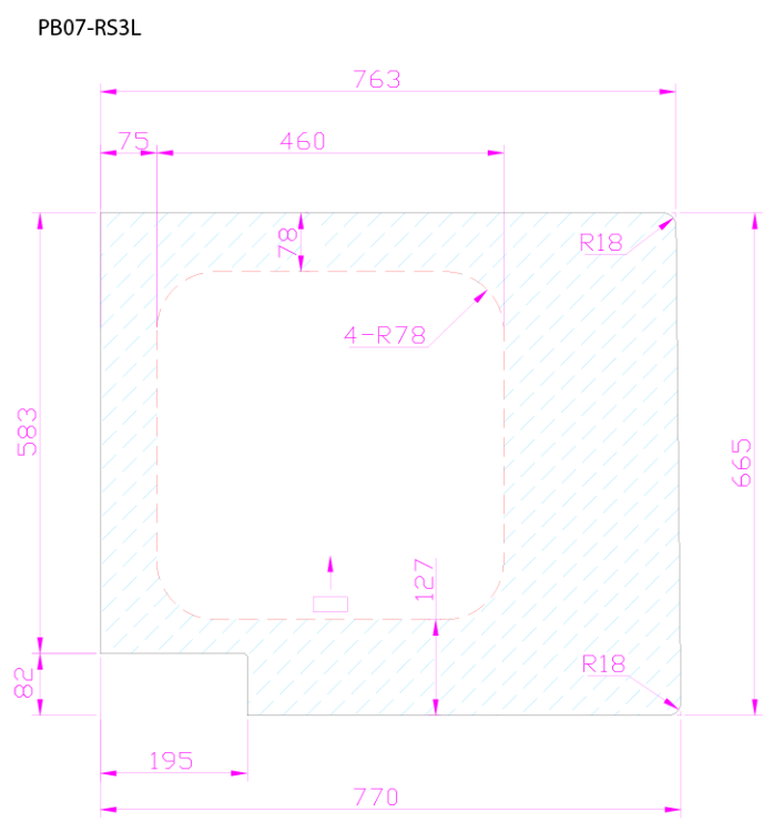 Ram ProMaster 2014+ Passenger Rear Quarter Fixed Window 159" WB (Dimensions) - Campervan HQ