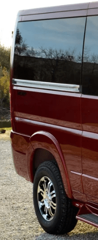 Ram ProMaster 2014+ Passenger Side Rear Quarter Fixed Window 136" WB (Side View) - Campervan HQ