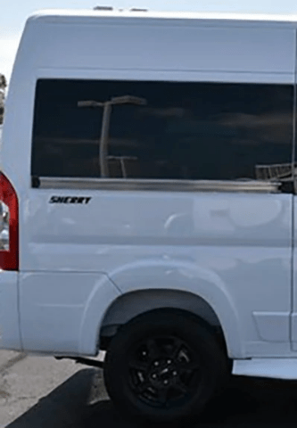 Ram ProMaster 2014+ Passenger Side Rear Quarter Fixed Window 136" WB (Front View) - Campervan HQ