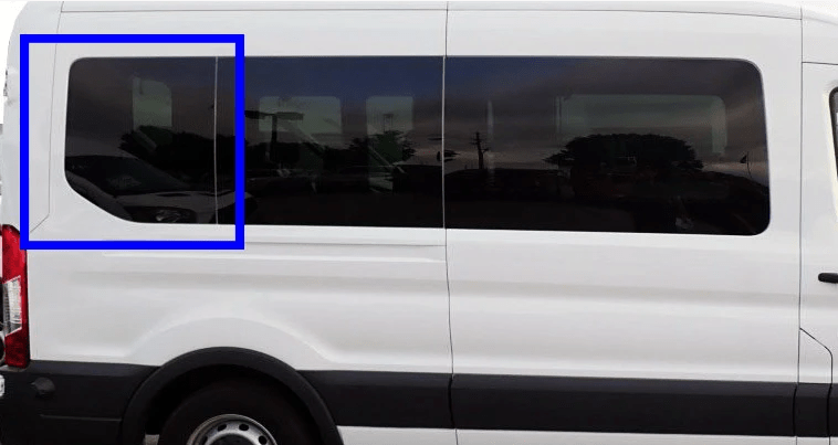 Ford Transit 2015+ Passenger Side Rear Quarter Fixed Window - Campervan HQ