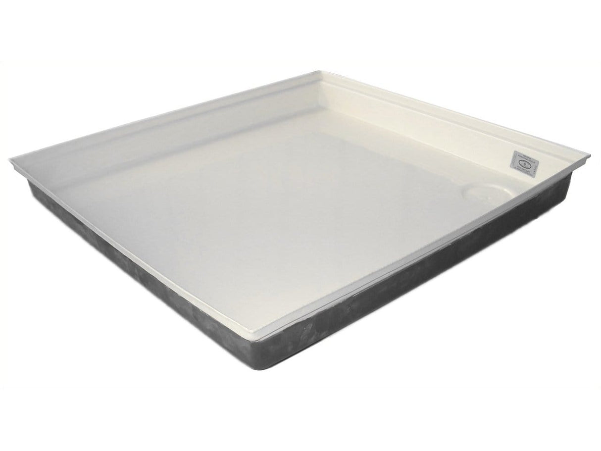 RV Shower Pan (27", White) - Campervan HQ