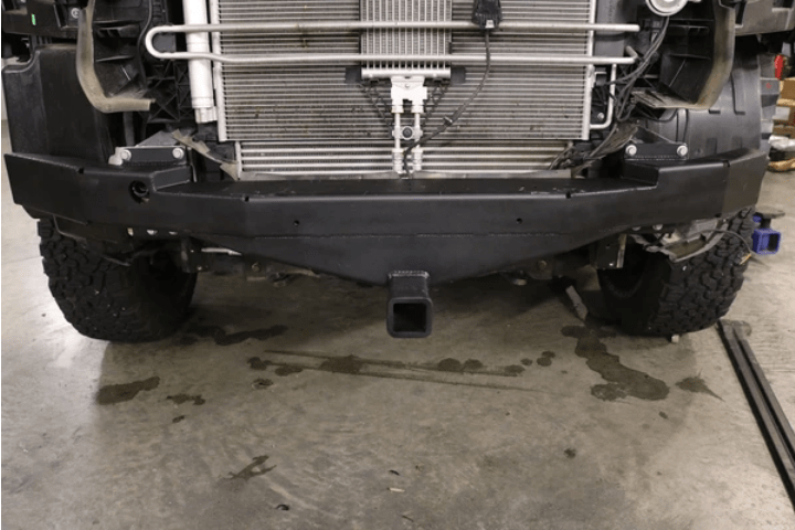 Mercedes Sprinter (2019+) Front Receiver Hitch ( Final Matte Black Finish) - Campervan HQ