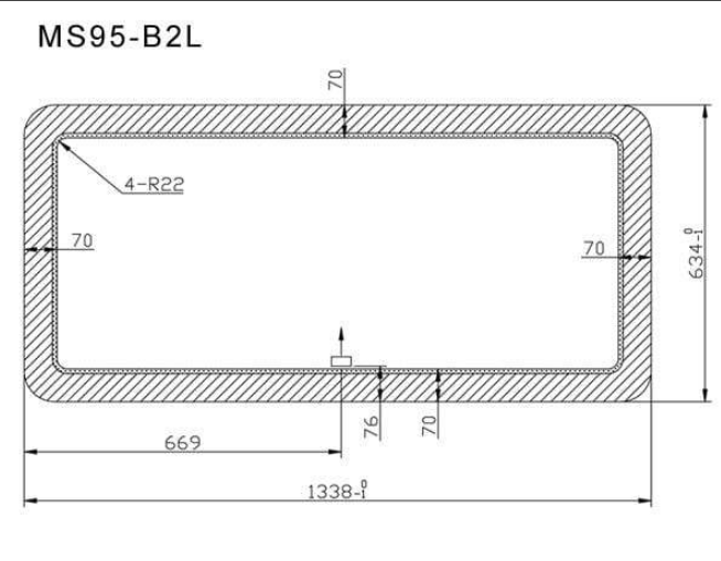 Mercedes Sprinter (2002-2006) Driver Side Rear Quarter Fixed Window ( Dimensions ) - Campervan HQ