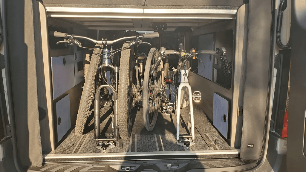 AVCo. LTrack Bike Fork Mount Campervan HQ