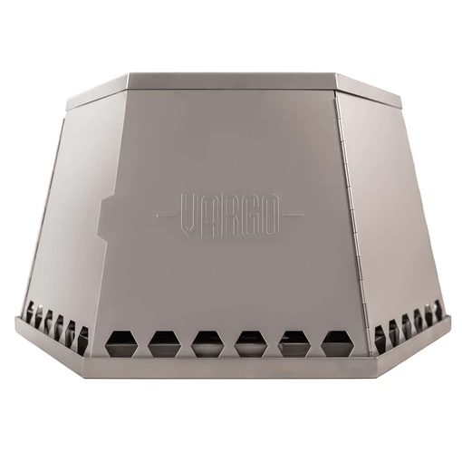 Vargo Megahex Smokeless Fire Pit (Assembled_Front View) - Campervan HQ