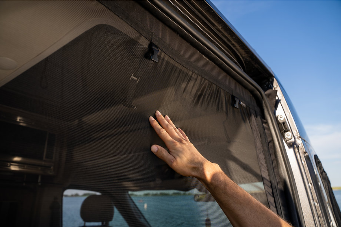 Van Essential Ram ProMaster Sliding Door Bug Screen (Micromesh) - Campervan HQ