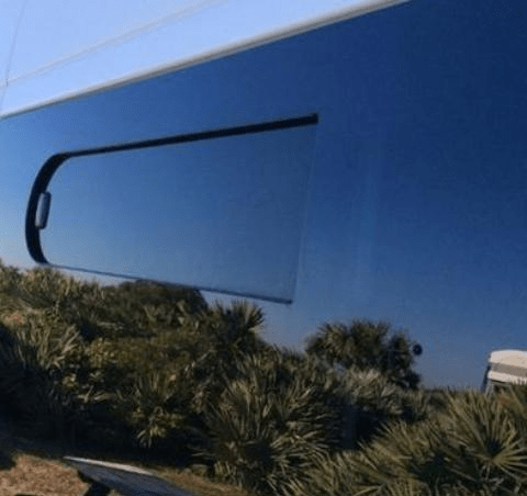 Ford Transit 2015+ Passenger Side Forward Top-Slider Window - Campervan HQ