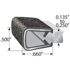 VWD Trim Lock Ford Transit Van Window Medium / High Roof 2015+ Driver Side Rear Quarter 148"WB - Campervan HQ