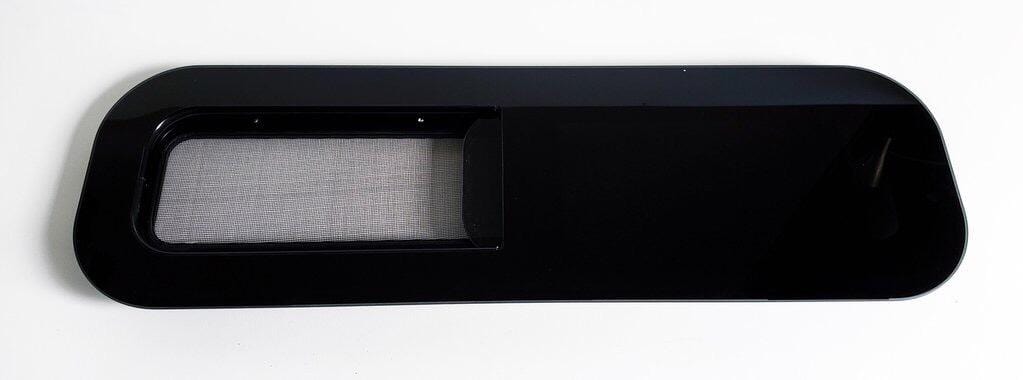 Universal-Fit Driver Side Half-Slider Screened Window (9.4"H x 30.7"W)_Open - Campervan HQ