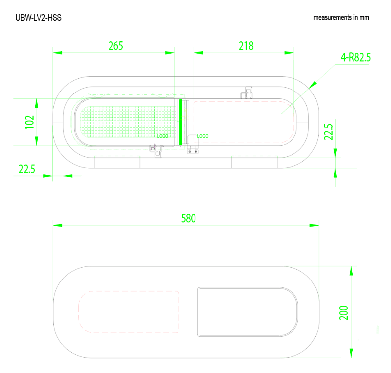 Universal-Fit Driver Side Half-Slider Screened Window (23"H x 8"W)_Dimensions - Campervan HQ