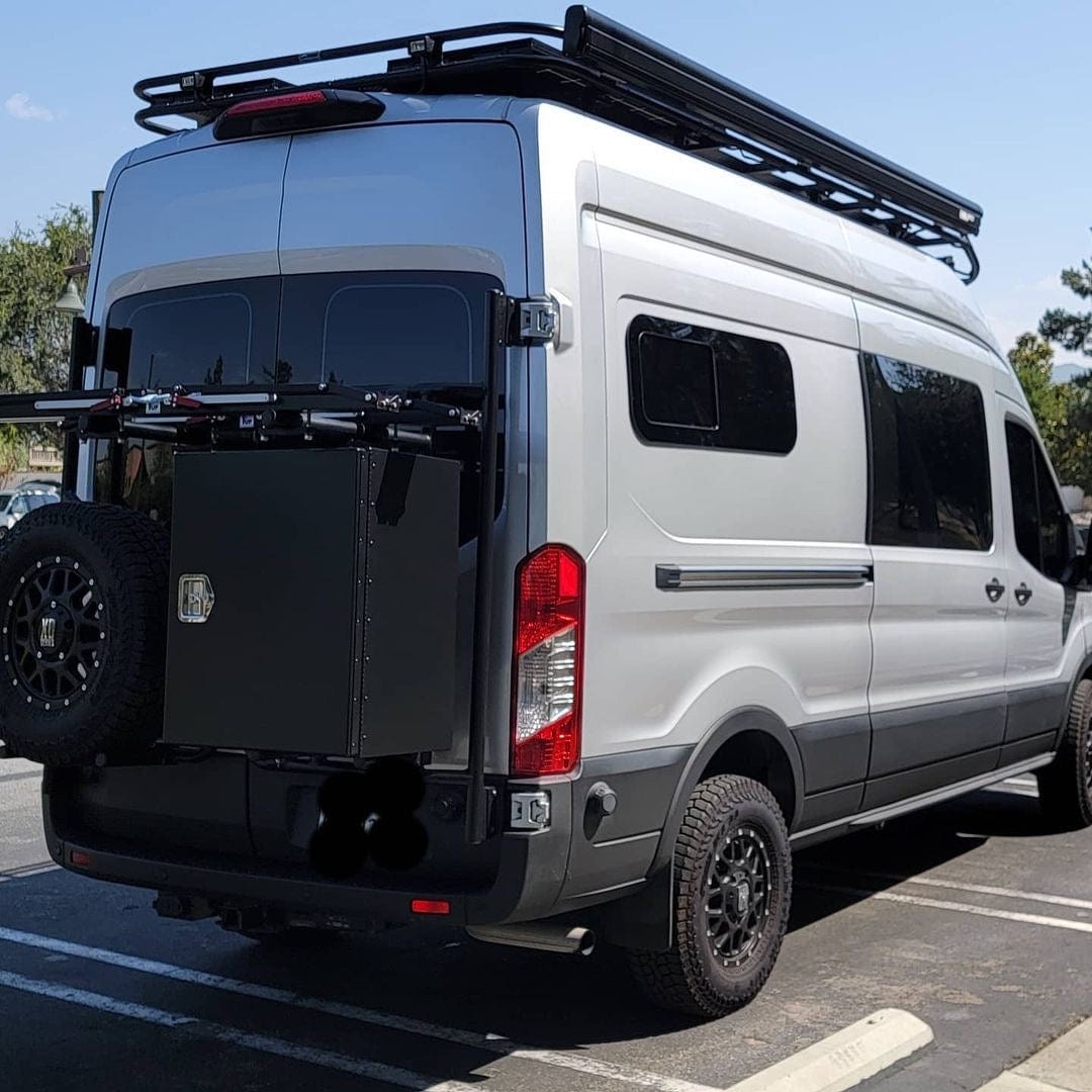 Universal-Fit Passenger Side Half-Slider Screened Window (15"H x 40"W)_Side View - Campervan HQ