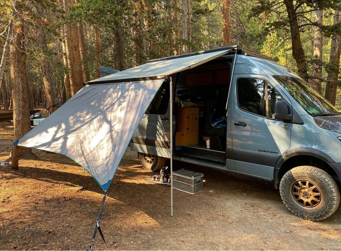 Dragon Fly Tarps - Awning Extension (Van Awning Extension 2) - Campervan HQ