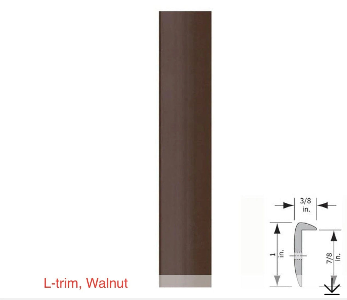 Lonmarine Trims - L Style ( Walnut ) - Campervan HQ